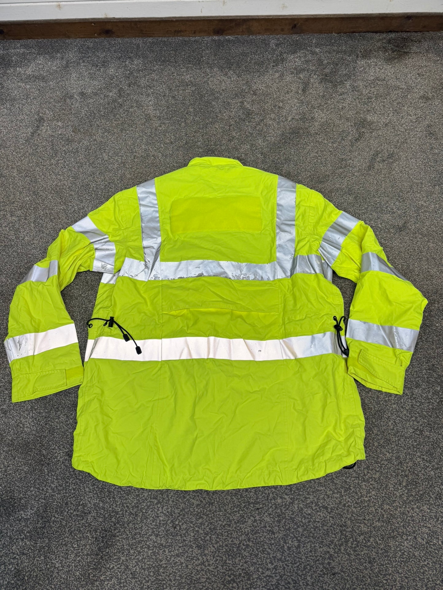 Ex Police Hi Vis Cycling Jacket MEDIUM Cyclist Waterproof Coat Security Events