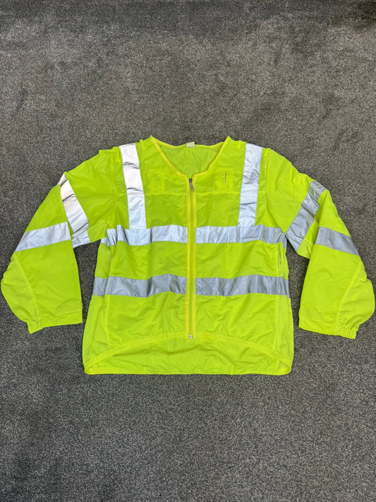 Ex Police Hi Vis Lightweight Cycling Vest Long Sleeve - Medium