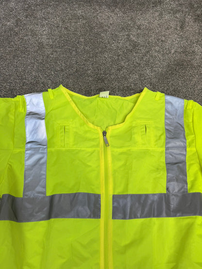 Ex Police Hi Vis Lightweight Cycling Vest Long Sleeve - Medium