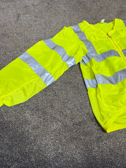 Ex Police Hi Vis Lightweight Cycling Vest Long Sleeve - Medium