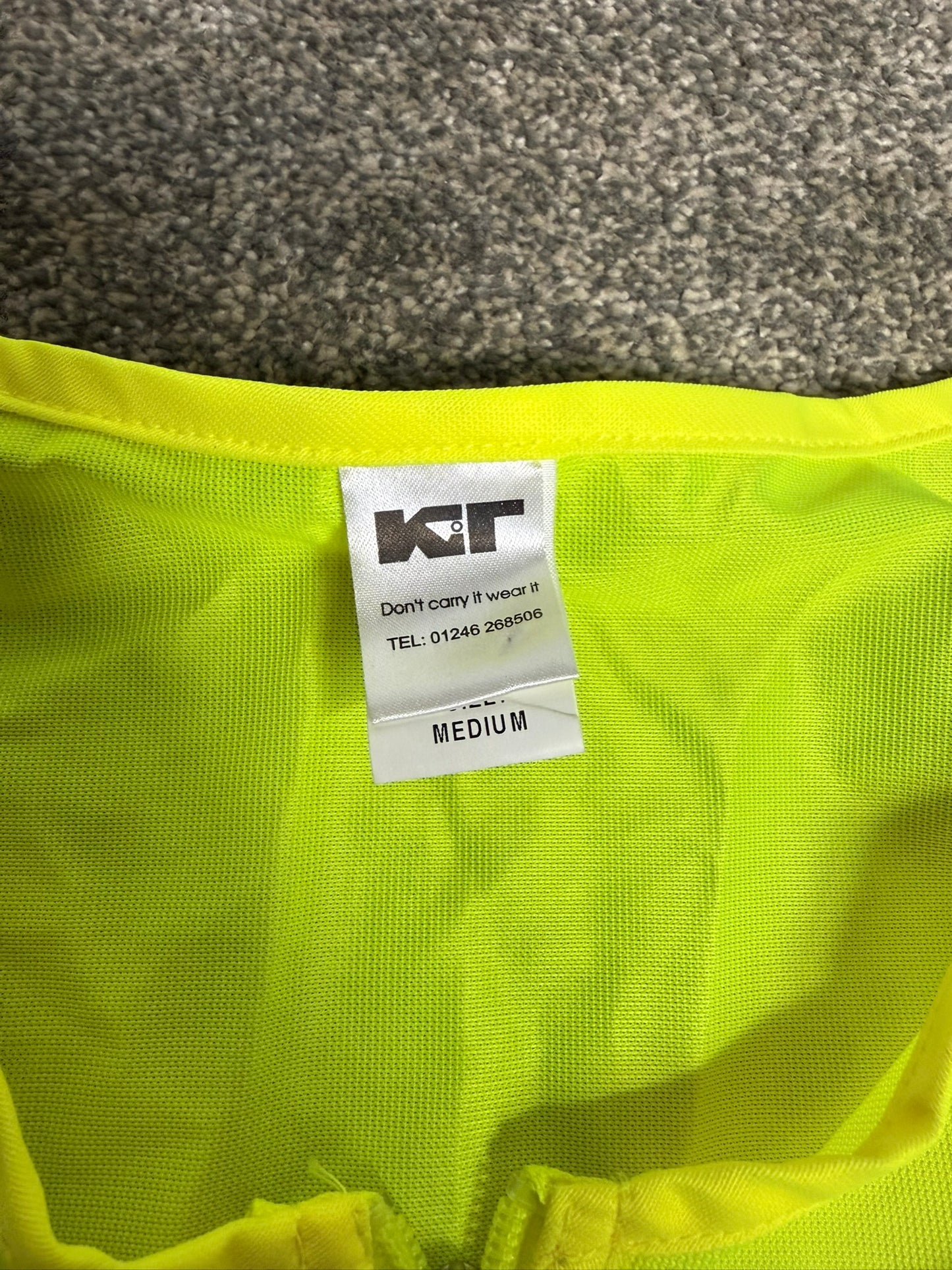 Ex Police Hi Vis Lightweight Cycling Vest Long Sleeve - Medium