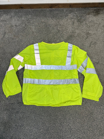 Ex Police Hi Vis Lightweight Cycling Vest Long Sleeve - Medium