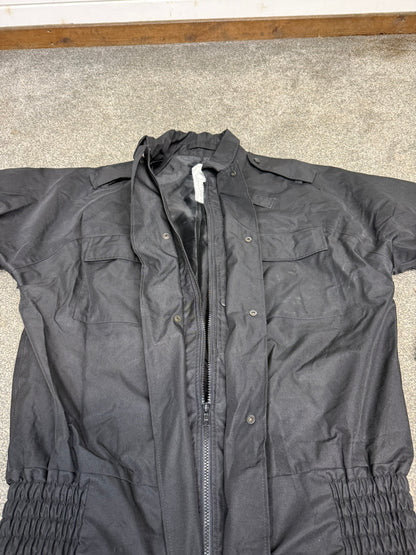 Ex Police Black Bomber Jacket Waterproof & Breathable - Medium Security Walking Work