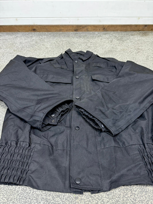 Ex Police Black Bomber Jacket Waterproof & Breathable - Medium Security Walking Work