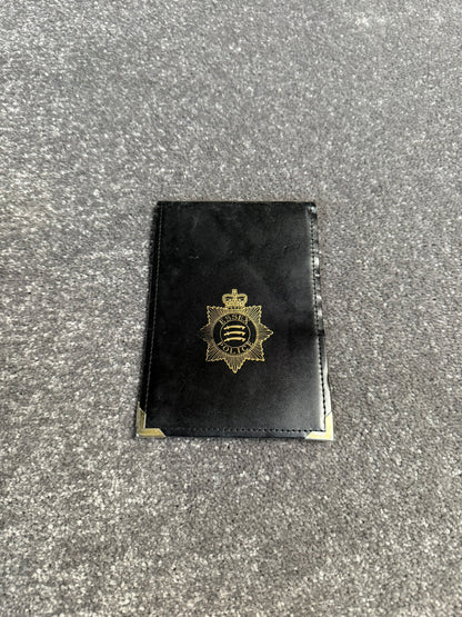 Ex Essex Police Leather Notebook Holder 10x15cm Collectable Display