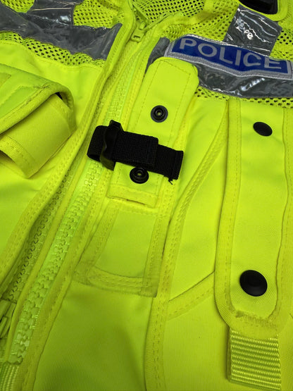 Badged Ex Police PWL Hi-Vis Taser Utility Tactical Vest - MEDIUM
