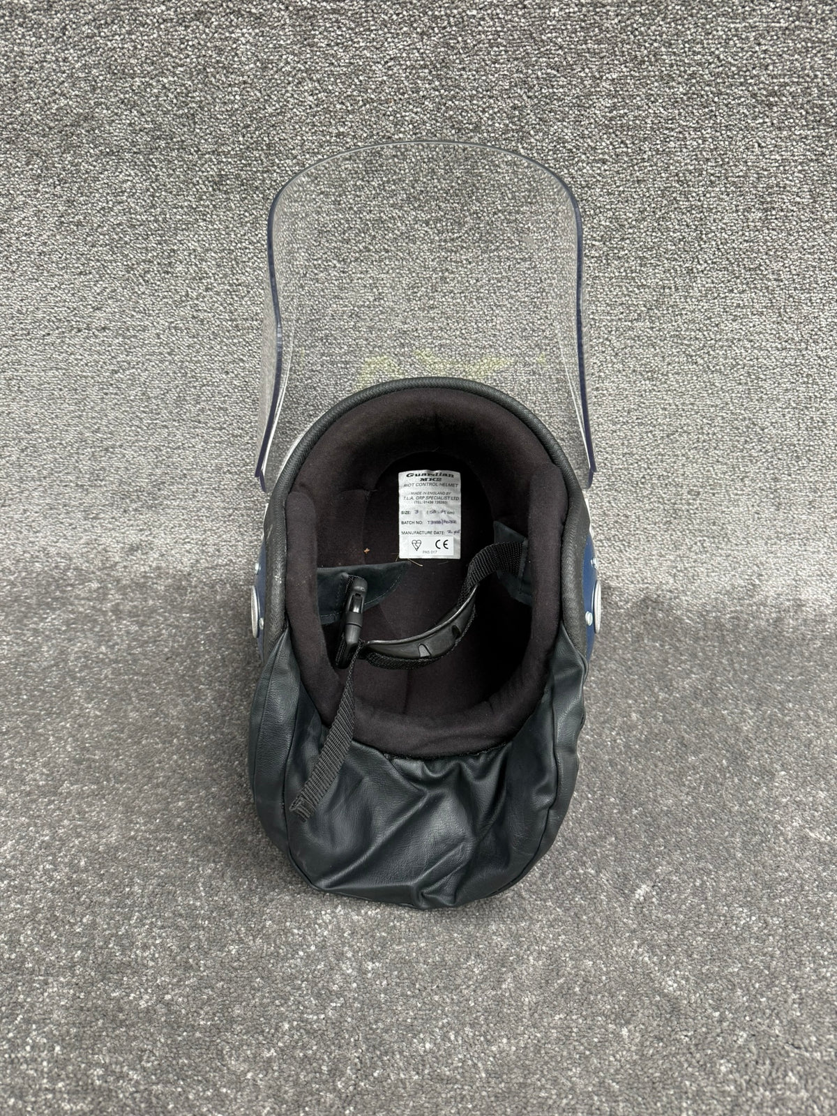 Ex Police Riot Helmet Guardian Mk2 58-59cm Collectable Display Airsoft Paintball