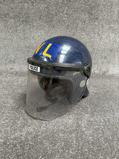 Ex Police Riot Helmet Argus 017T 56-57cm Collectable Display Airsoft Paintball