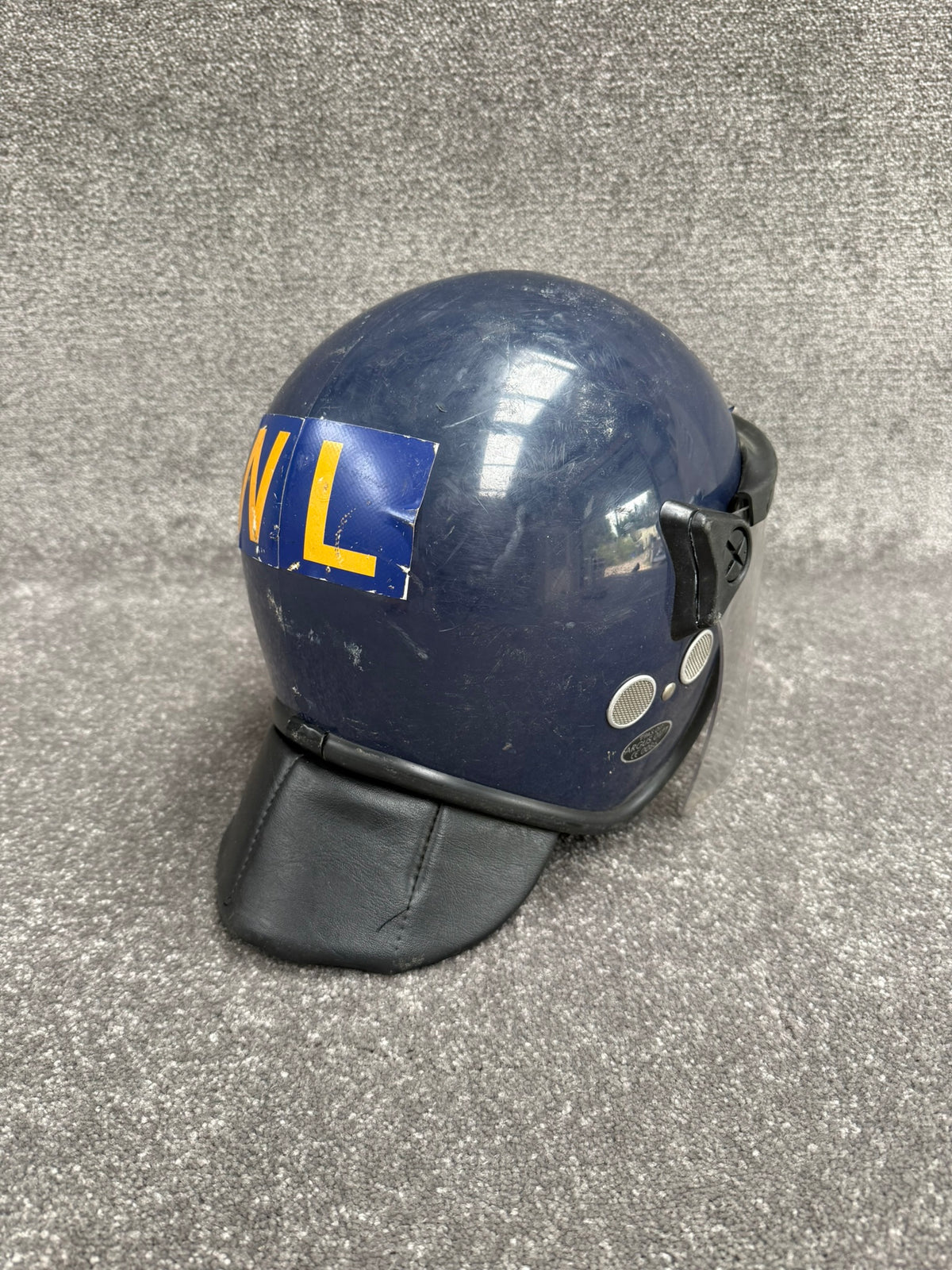 Ex Police Riot Helmet Argus 017T 56-57cm Collectable Display Airsoft Paintball