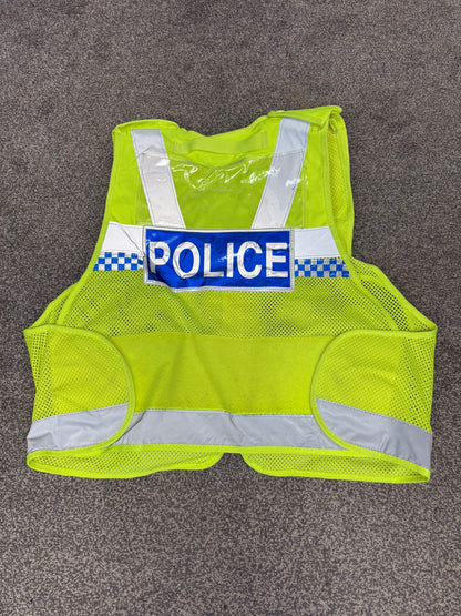 Ex Police Hi-Vis Protec Utility Tac Vest BADGED Collector Display Security - Medium