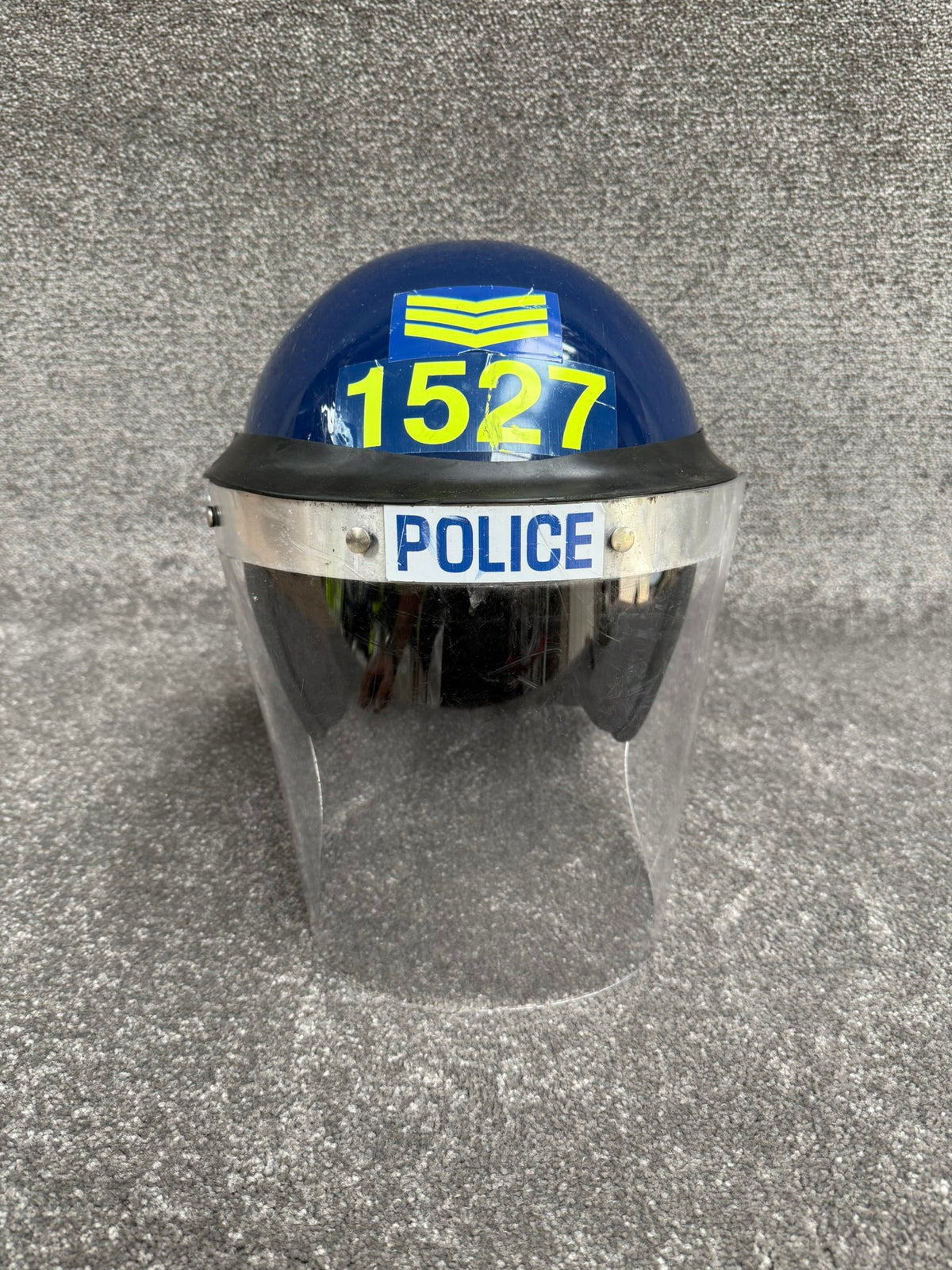 Ex Police Riot Helmet MLA Defender 58-59cm Collectable Display Airsoft Paintball