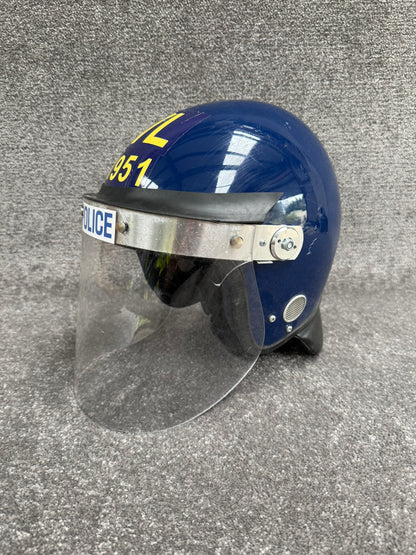 Ex Police Riot Helmet MLA Defender 60-61cm Collectable Display Airsoft Paintball