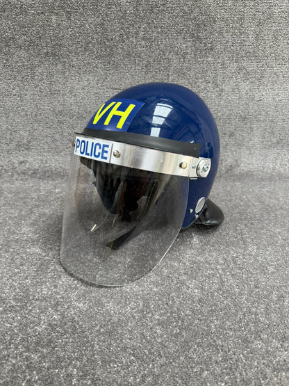 Ex Police Riot Helmet MLA Defender 58-59cm Collectable Display Airsoft Paintball