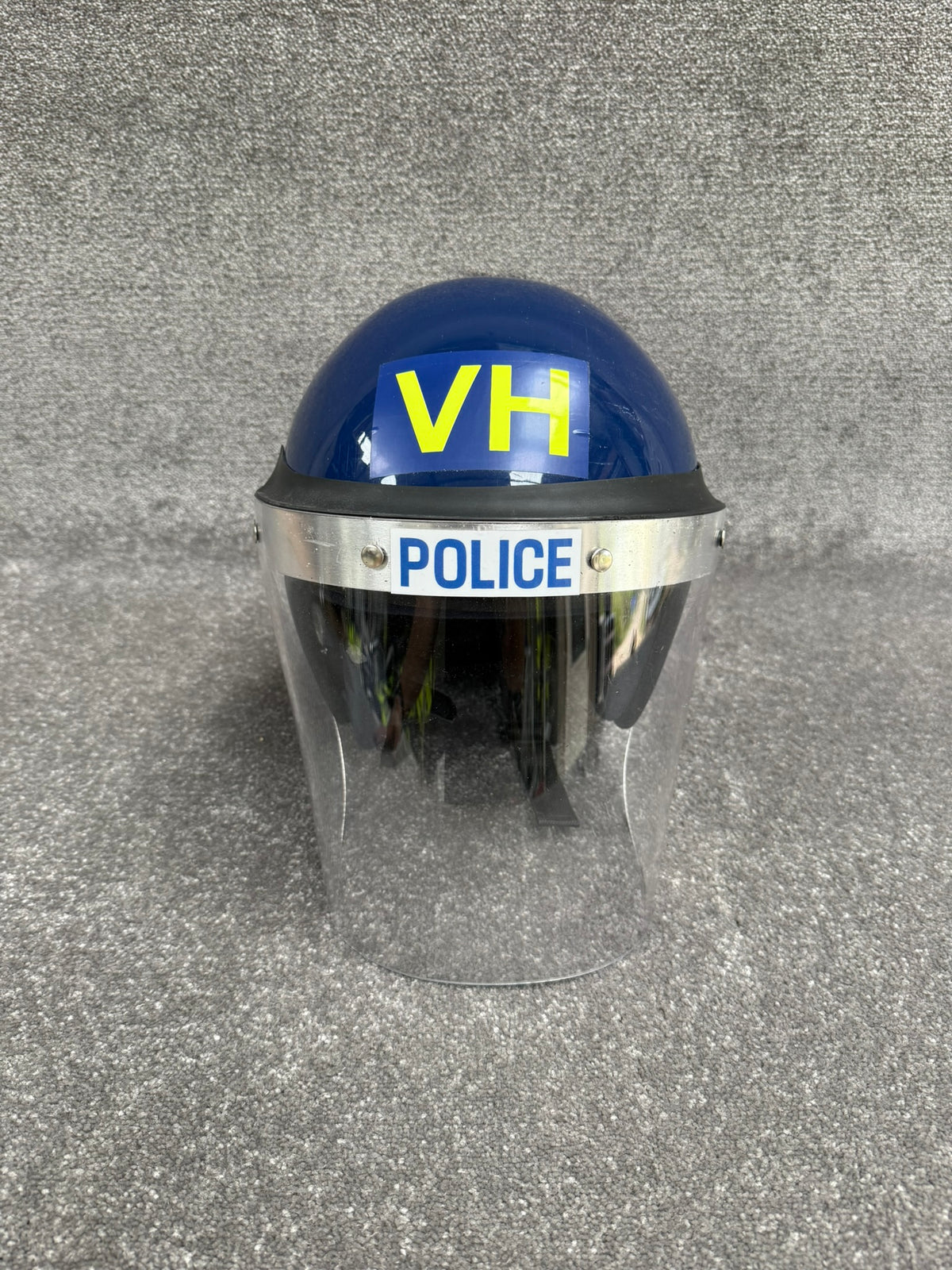 Ex Police Riot Helmet MLA Defender 58-59cm Collectable Display Airsoft Paintball