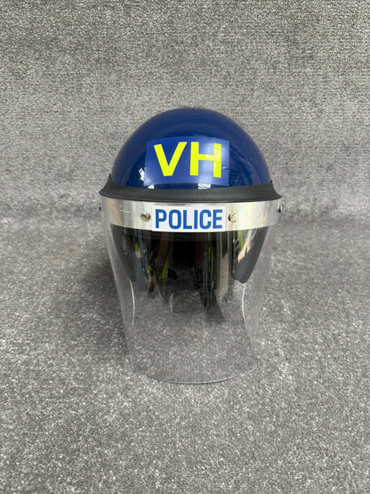Ex Police Riot Helmet MLA Defender 58-59cm Collectable Display Airsoft Paintball