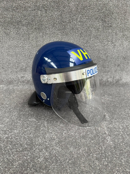 Ex Police Riot Helmet MLA Defender 58-59cm Collectable Display Airsoft Paintball