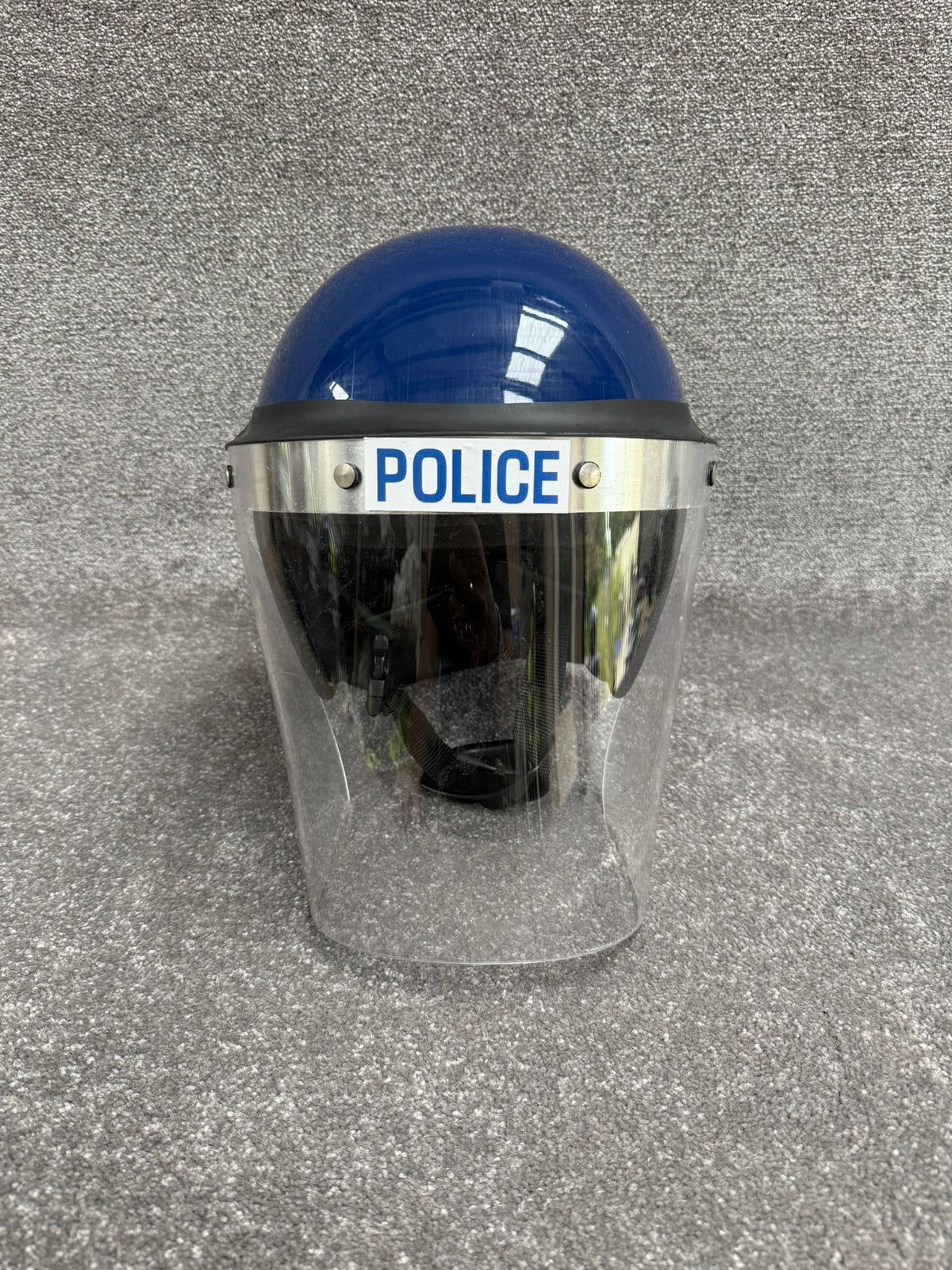 Ex Police Riot Helmet MLA Defender 58-59cm Collectable Display Airsoft Paintball