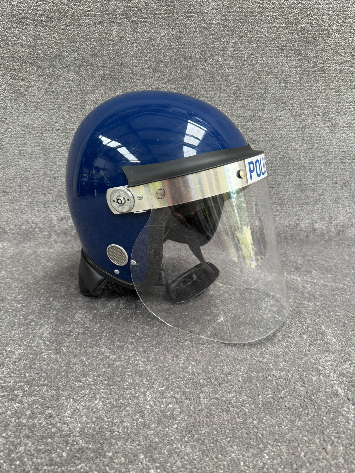 Ex Police Riot Helmet MLA Defender 58-59cm Collectable Display Airsoft Paintball