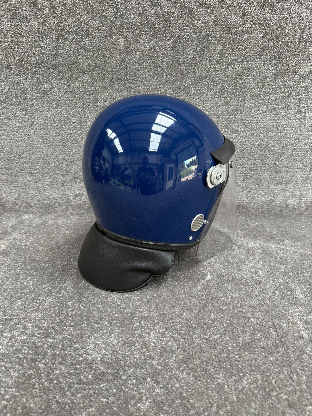Ex Police Riot Helmet MLA Defender 58-59cm Collectable Display Airsoft Paintball
