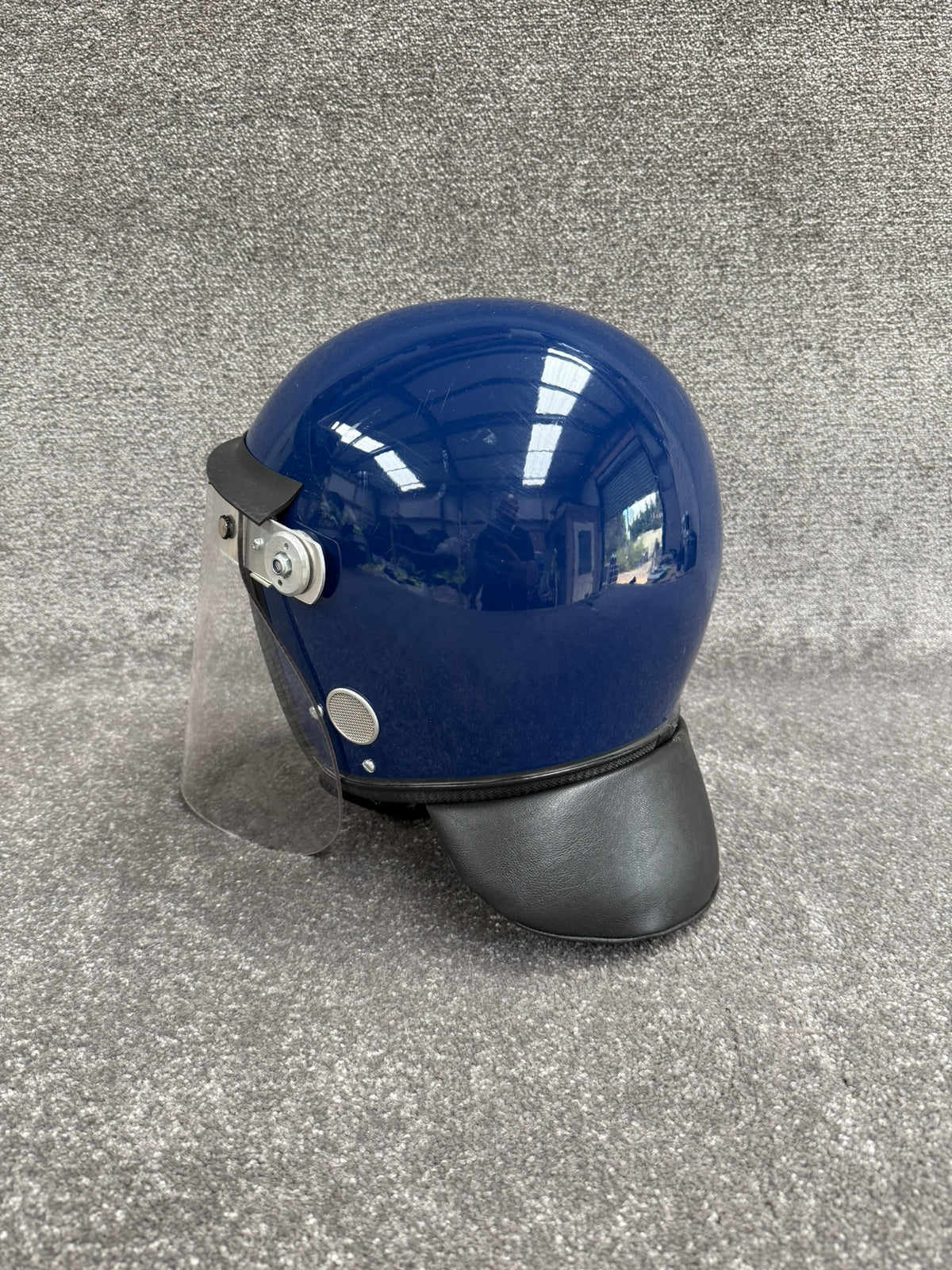Ex Police Riot Helmet MLA Defender 58-59cm Collectable Display Airsoft Paintball