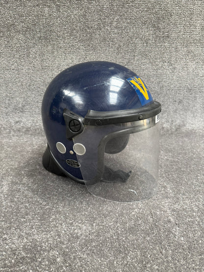 Ex Police Riot Helmet Argus 017T 60-61cm Collectable Display Airsoft Paintball