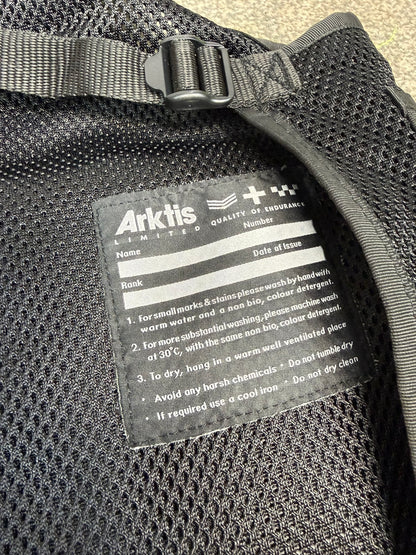 Ex Police Black Arktis Utility Patrol Vest & Pouches Dog Handler Security Airsoft - LARGE