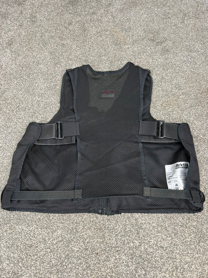 Ex Police Black Arktis Tactical Vest Utility Equipment Vest Security Patrol Airsoft - LARGE