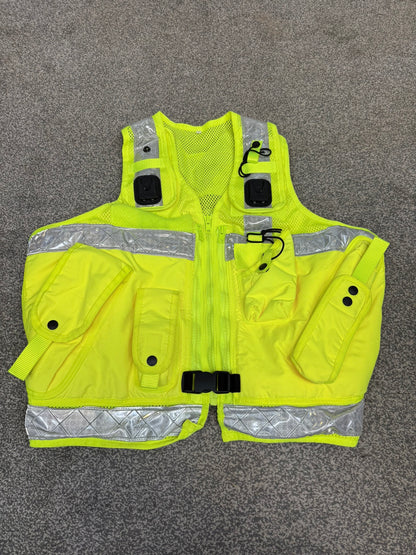 Ex Police Hi Vis Arktis Utility Vest Security Patrol Equipment Vest Marshall VGC - MEDIUM