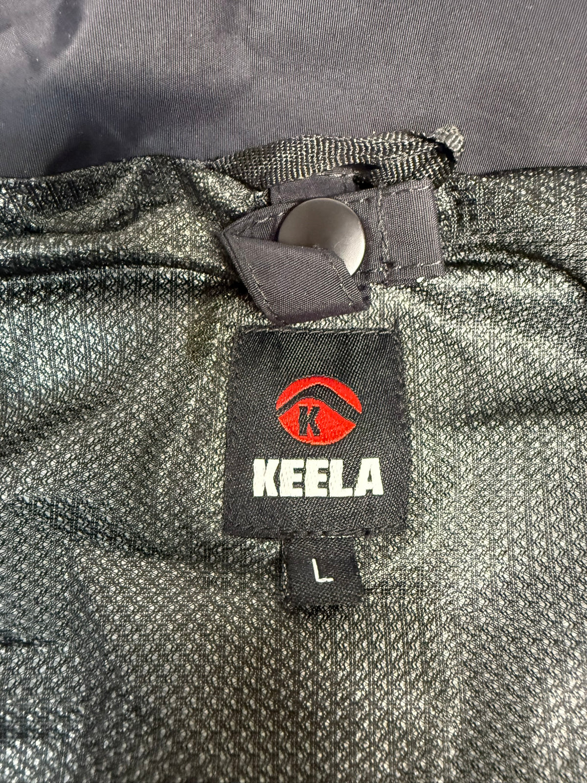 Ex Police Keela Black Dual Protection Waterproof Jacket LARGE Security Hiking Coat