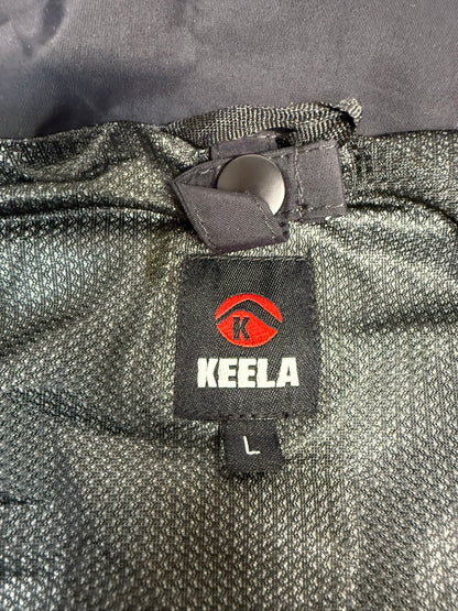 Ex Police Keela Black Dual Protection Waterproof Jacket LARGE Security Hiking Coat