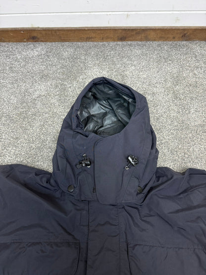 Ex Police Keela Black Dual Protection Waterproof Jacket LARGE Security Hiking Coat