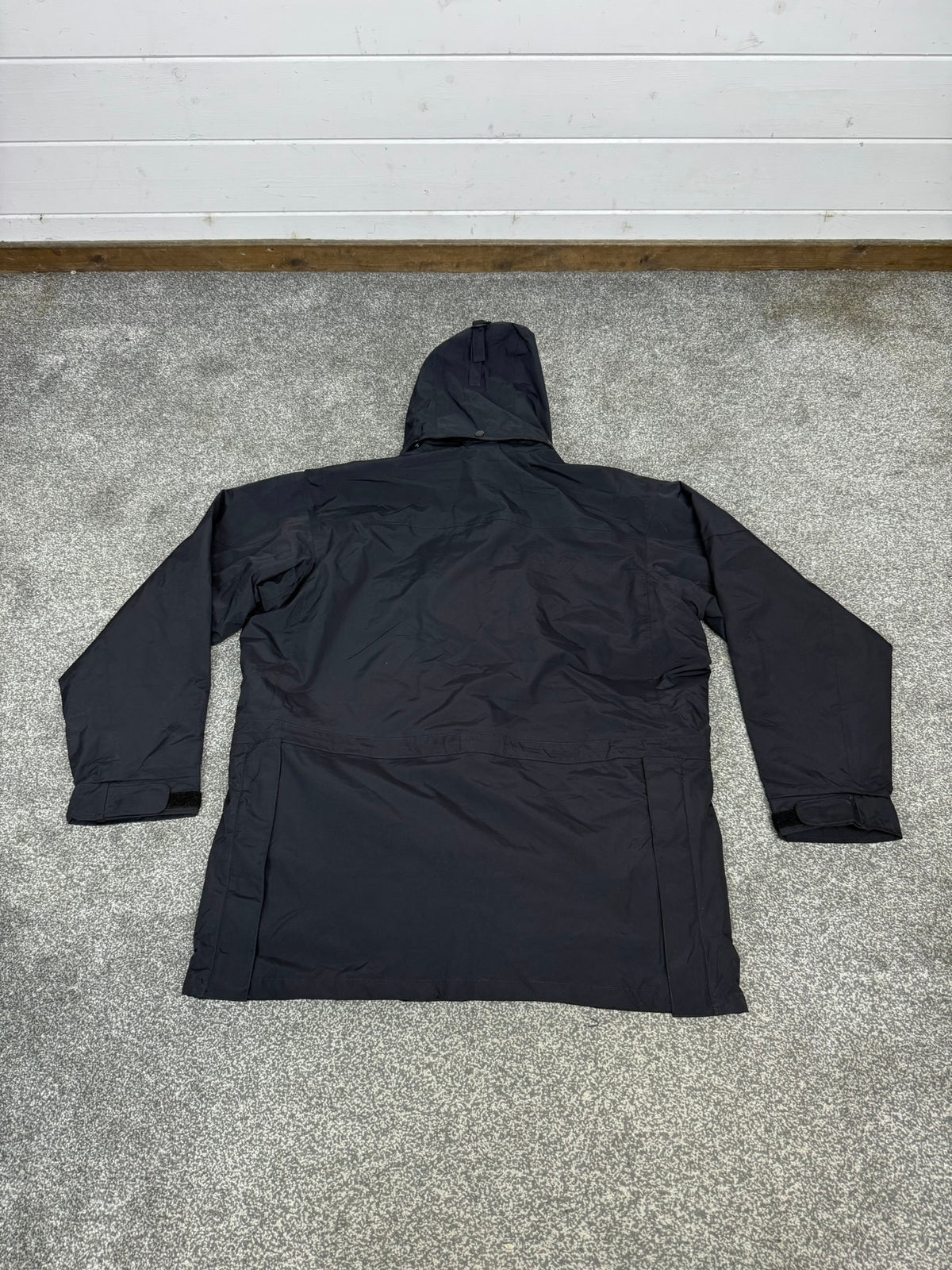 Ex Police Keela Black Dual Protection Waterproof Jacket LARGE Security Hiking Coat
