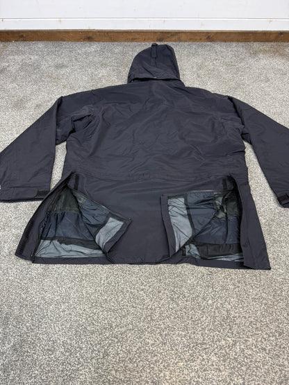 Ex Police Keela Black Dual Protection Waterproof Jacket LARGE Security Hiking Coat