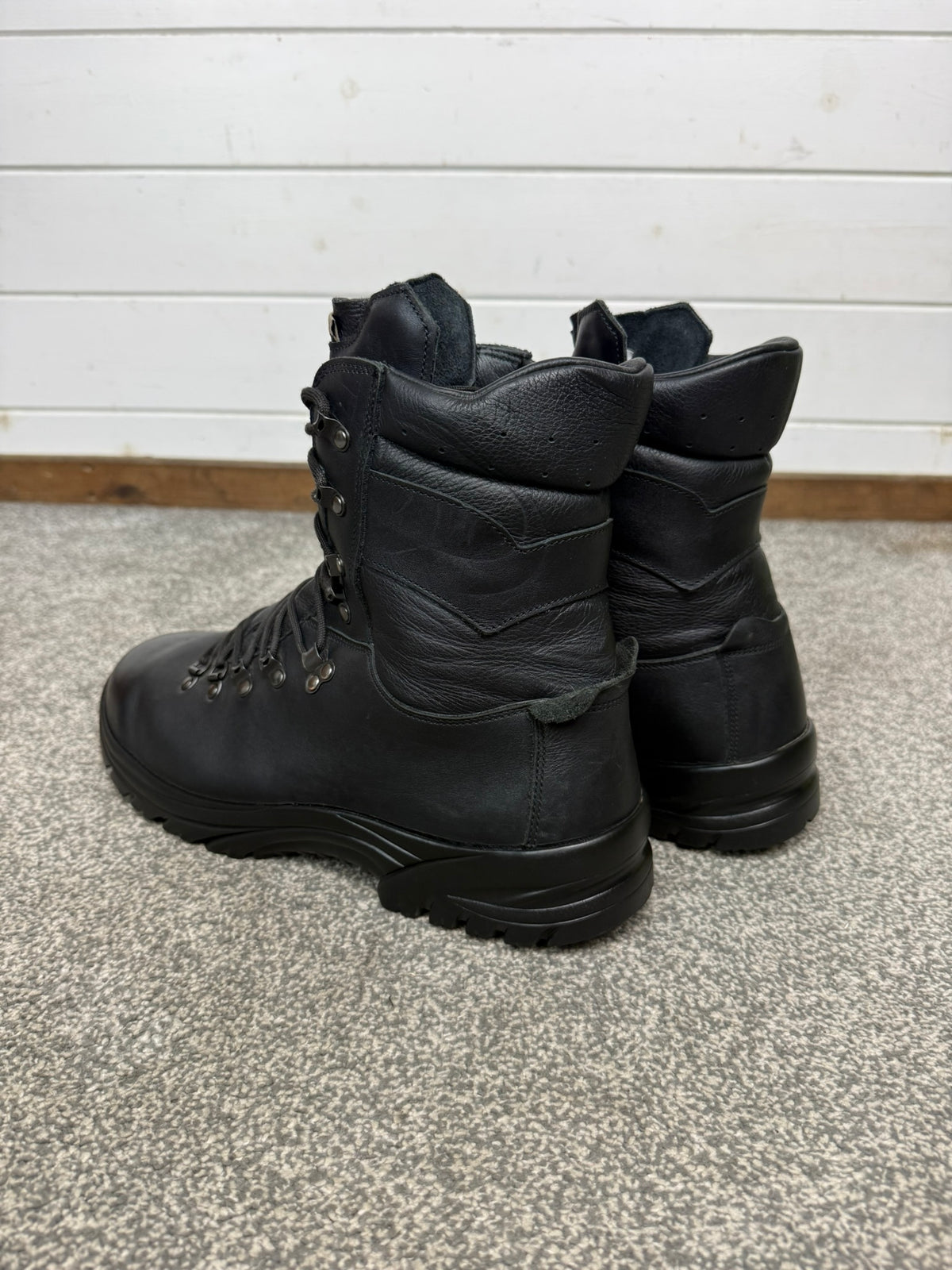 Altberg Peacekeeper P3 VS Black Leather Safety Combat Boots Size UK 12.5