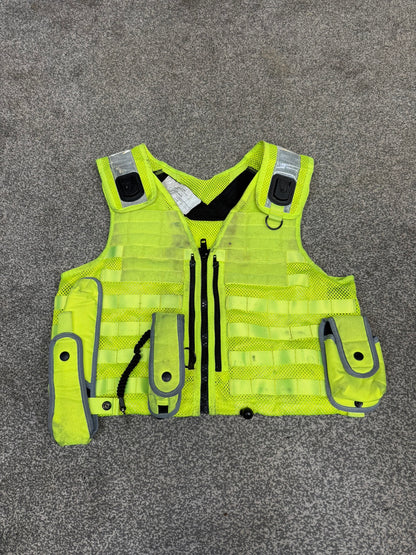 Ex Police Safariland Molle Vest Hi-Vis Tactical Utility Security Airsoft Vest - MEDIUM