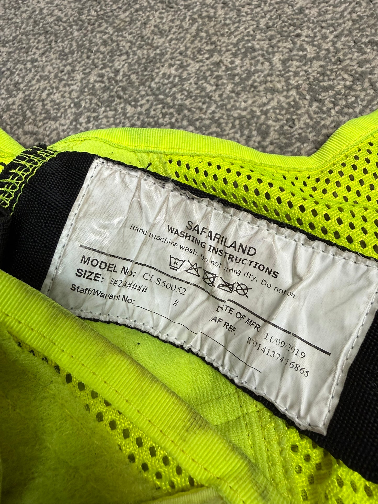 Ex Police Safariland Molle Vest Hi-Vis Tactical Utility Security Airsoft Vest - MEDIUM