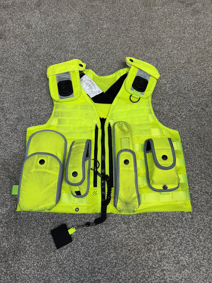 Ex Police Safariland Molle Vest Hi-Vis Tactical Utility Security Airsoft Vest - SMALL