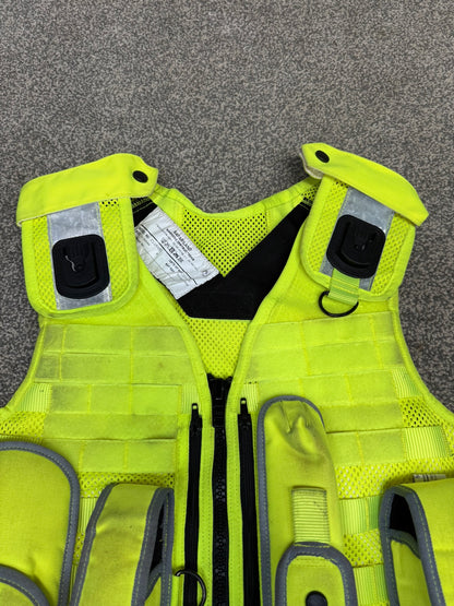 Ex Police Safariland Molle Vest Hi-Vis Tactical Utility Security Airsoft Vest - SMALL