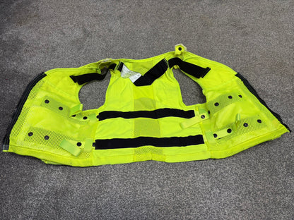 Ex Police Safariland Molle Vest Hi-Vis Tactical Utility Security Airsoft Vest - SMALL