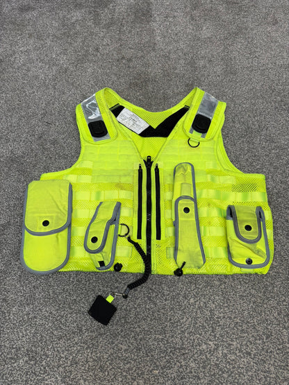 Ex Police Safariland Hi-Vis MOLLE Vest Tactical Utility Security Vest - XL