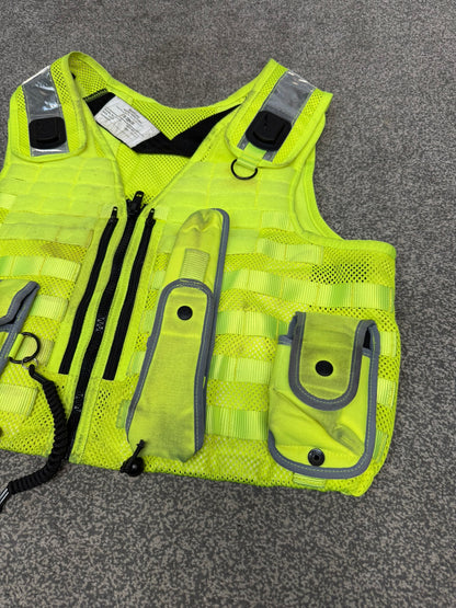 Ex Police Safariland Hi-Vis MOLLE Vest Tactical Utility Security Vest - XL