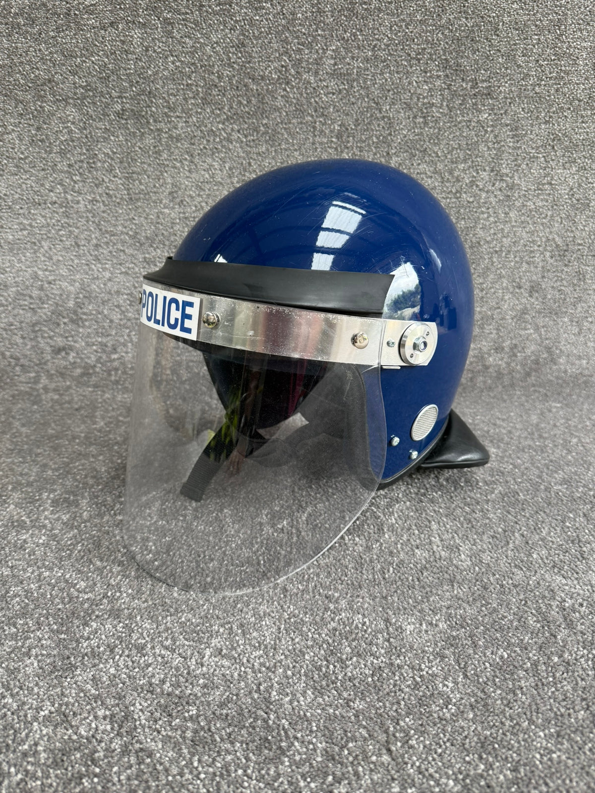 Ex Police Riot Helmet MLA Defender 58-59cm Collectable Display Airsoft Paintball