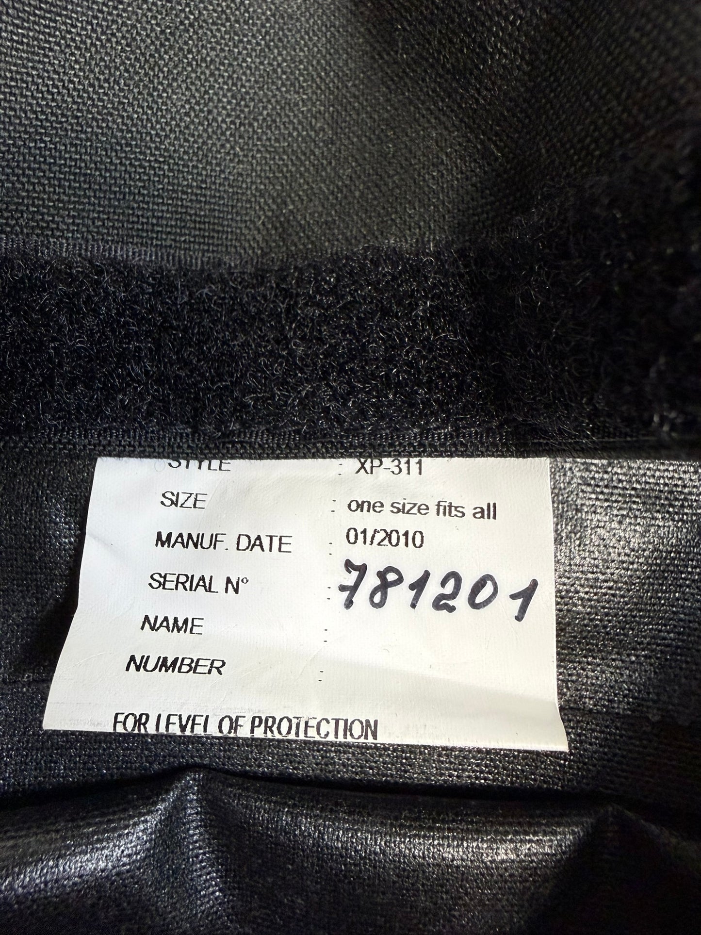 Ex Police Mehler Ballistic Body Armour Hard Plate Carrier Vest Cover