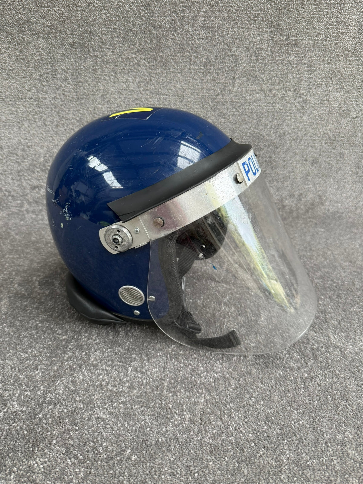 Ex Police Riot Helmet MLA Defender 58-59cm Collectable Display Airsoft Paintball