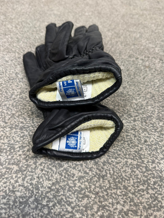 Ex Metropolitan Police Leather Riot Gloves Public Order Motorcycle Gloves Collector TV/Film Uniform
