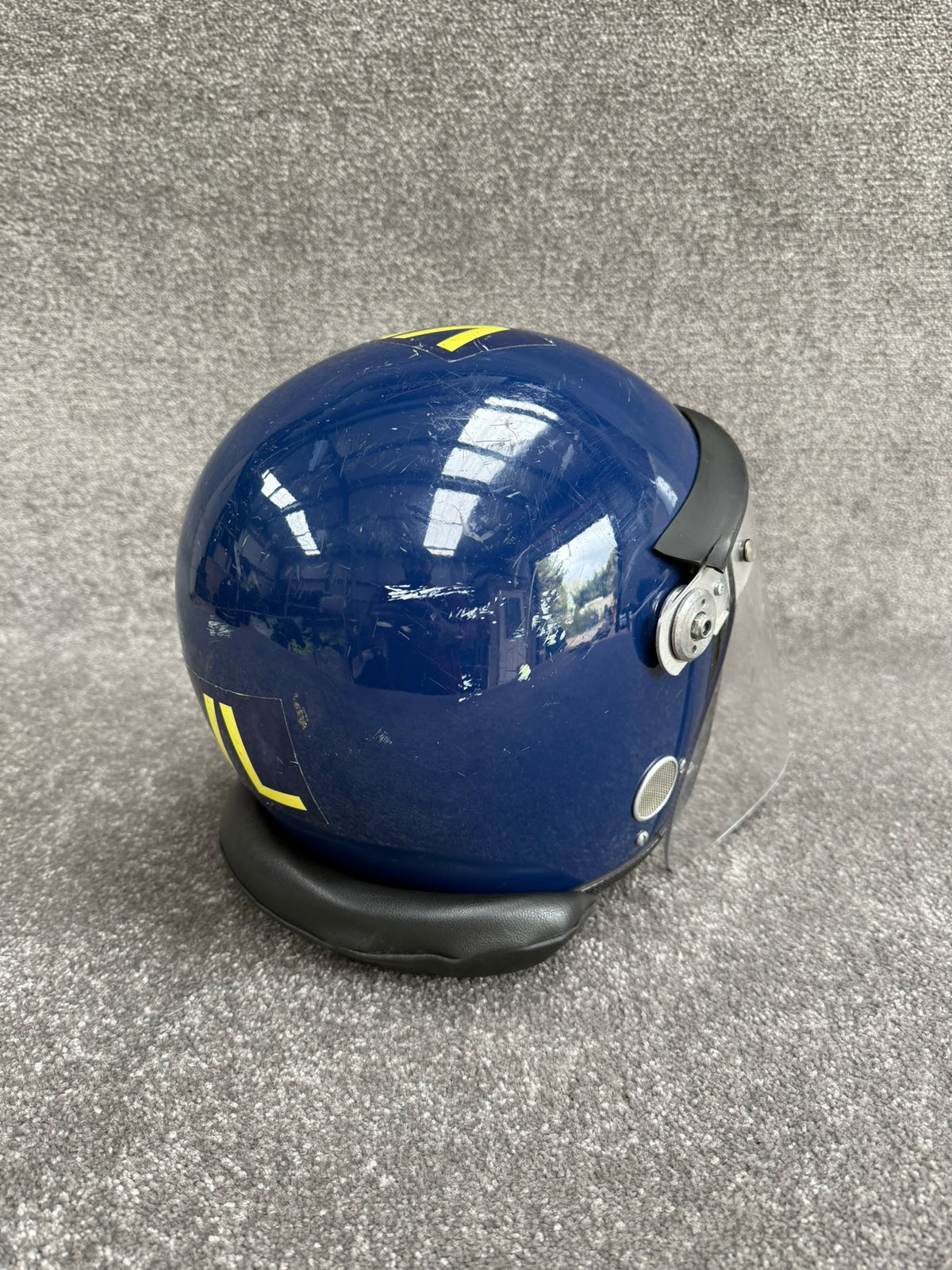 Ex Police Riot Helmet MLA Defender 58-59cm Collectable Display Airsoft Paintball