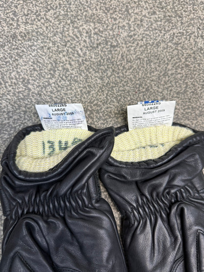 Ex Metropolitan Police Leather Riot Gloves Public Order Motorcycle Gloves Collector TV/Film Uniform