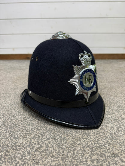 Ex Bedfordshire Police Rose Top Bobby Helmet 58cm Obsolete Collector
