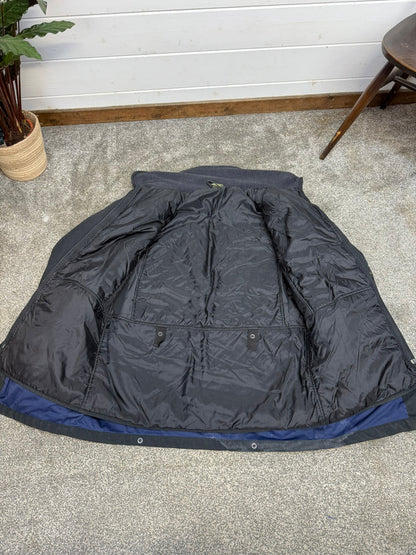Ex Police Arktis Black Jacket Lined Coat Security Smock MEDIUM Military SAS