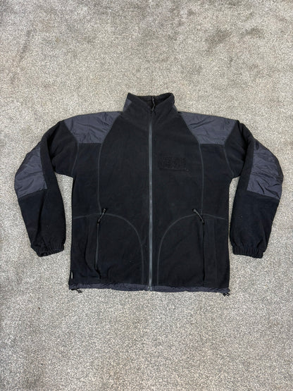 Keela Genesis Black Fleece Waterproof Windproof Jacket Ex Police Security - LARGE